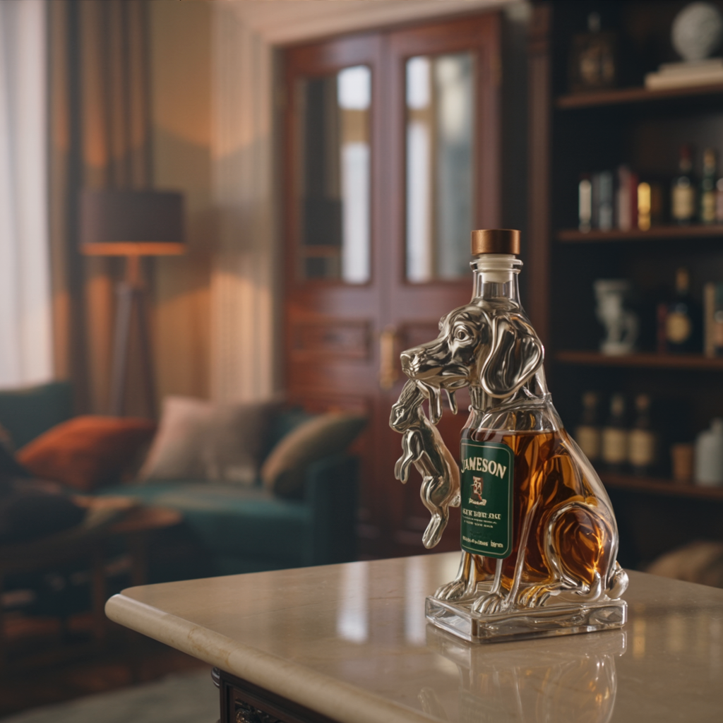 Bouteille de Whiskey - Édition Chien