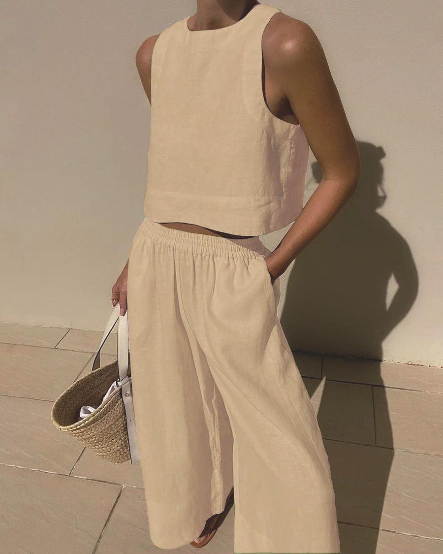 Isola™ | Sleeveless Two-Piece Set