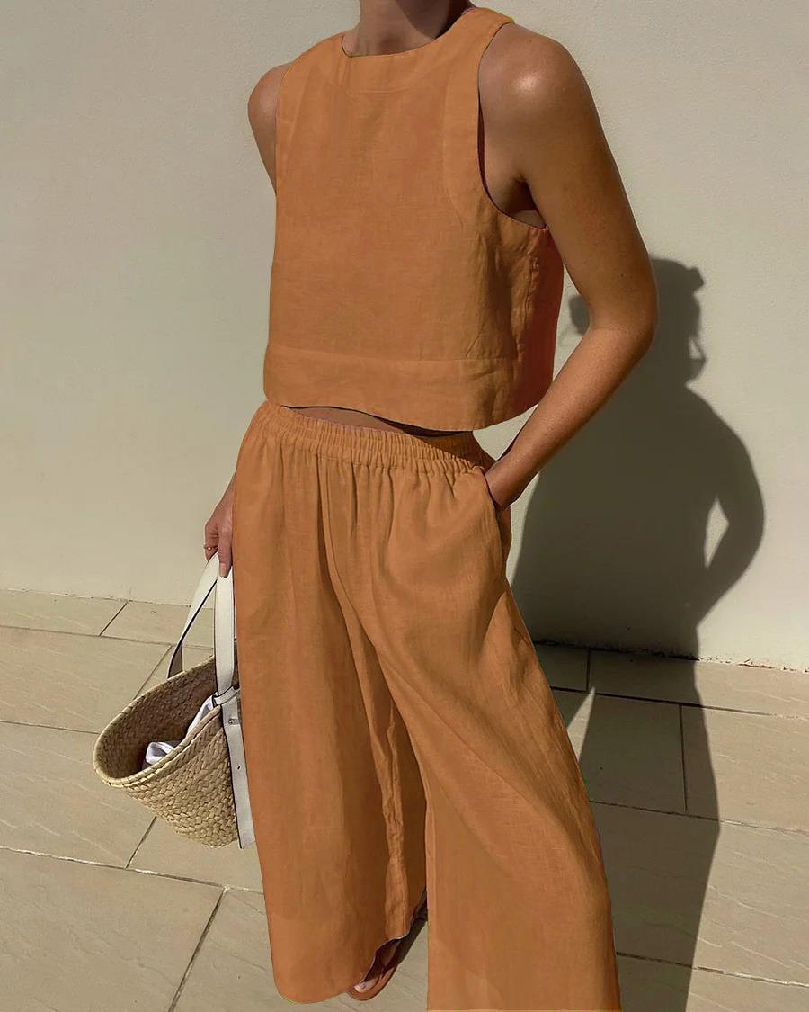 Isola™ | Sleeveless Two-Piece Set
