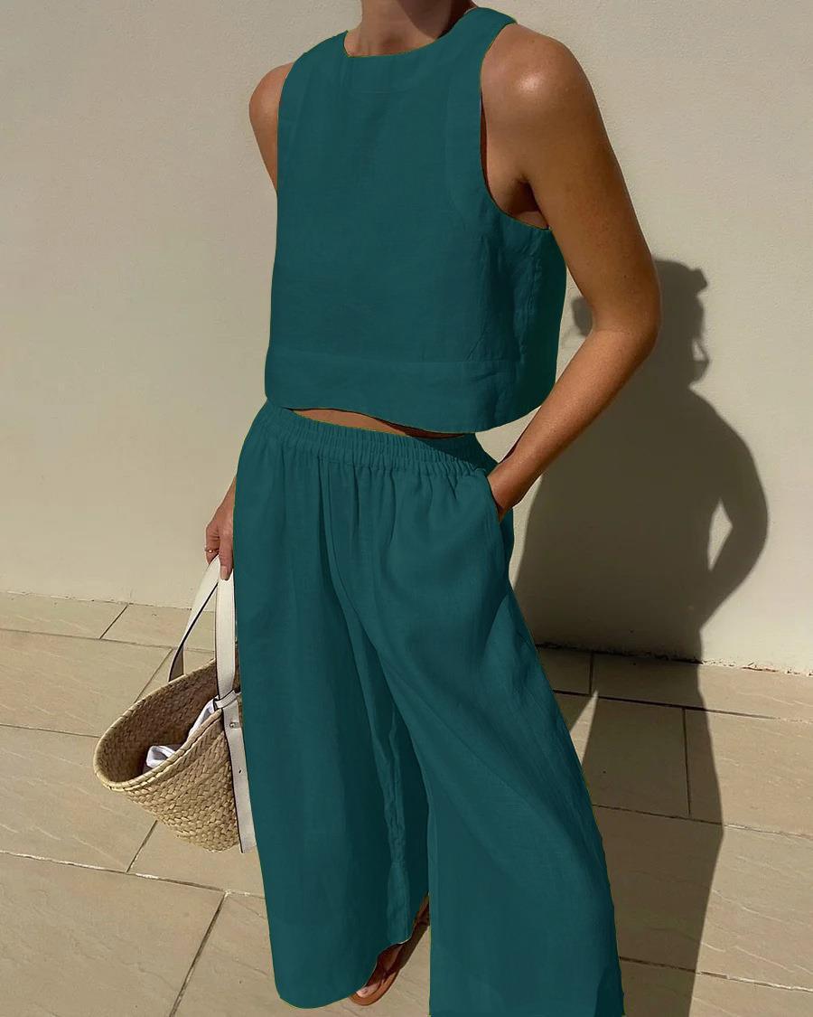 Isola™ | Sleeveless Two-Piece Set