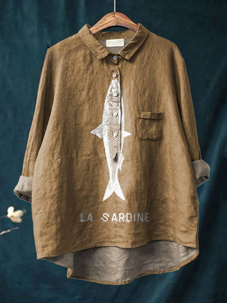 Lily | T-shirt avec Imprimé Sardine