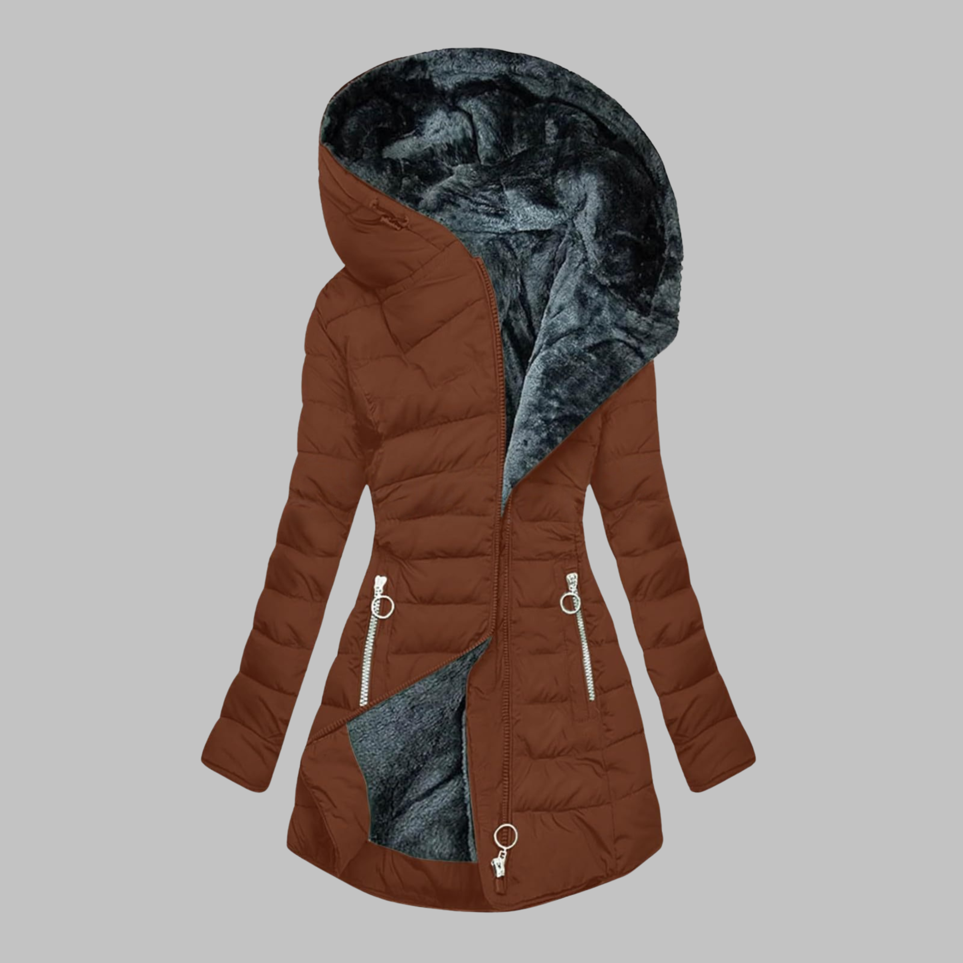 YENGE™ - Veste à capuche décontractée slim fit à manches longues
