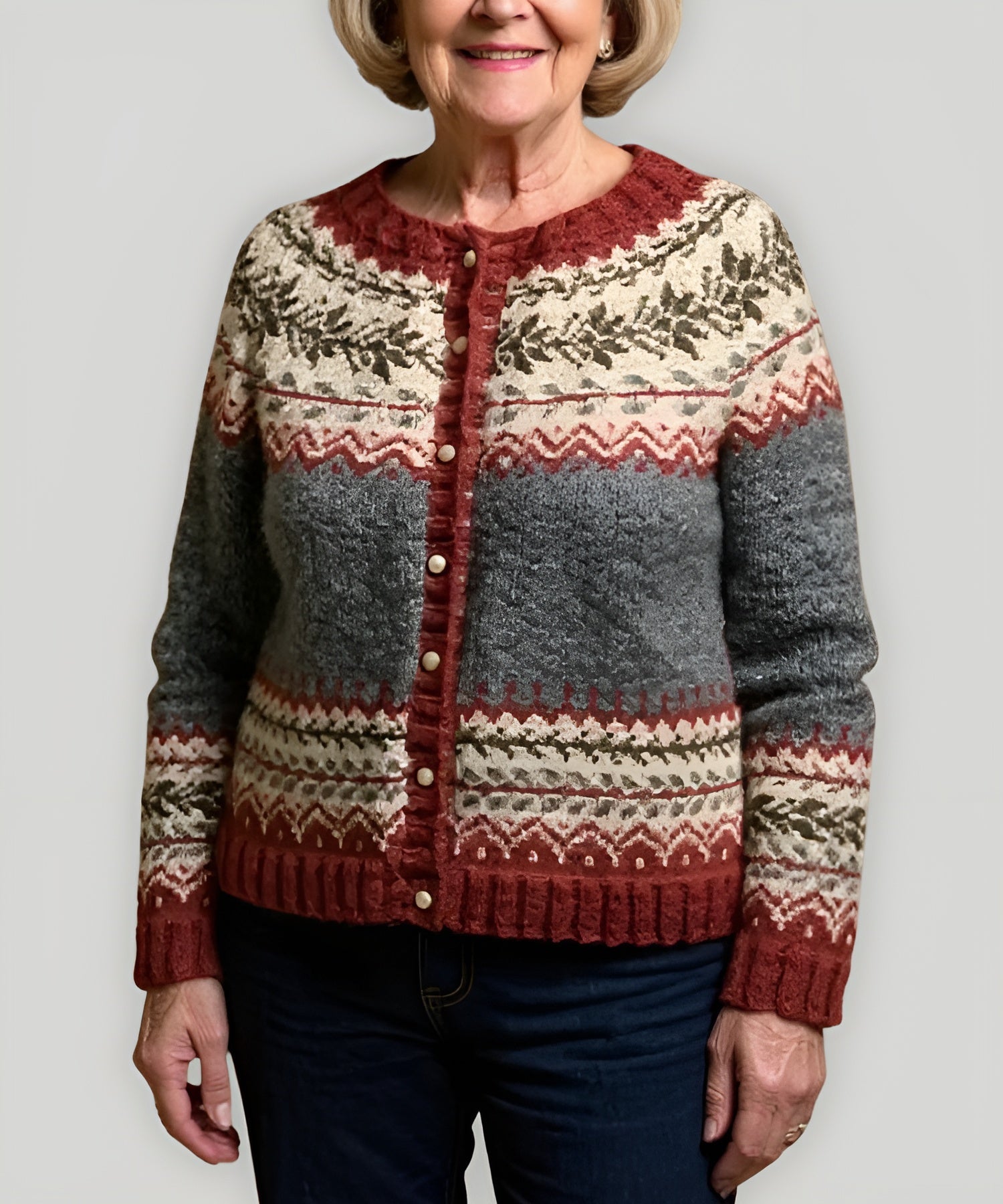 Jessica | Cardigan islandais vintage