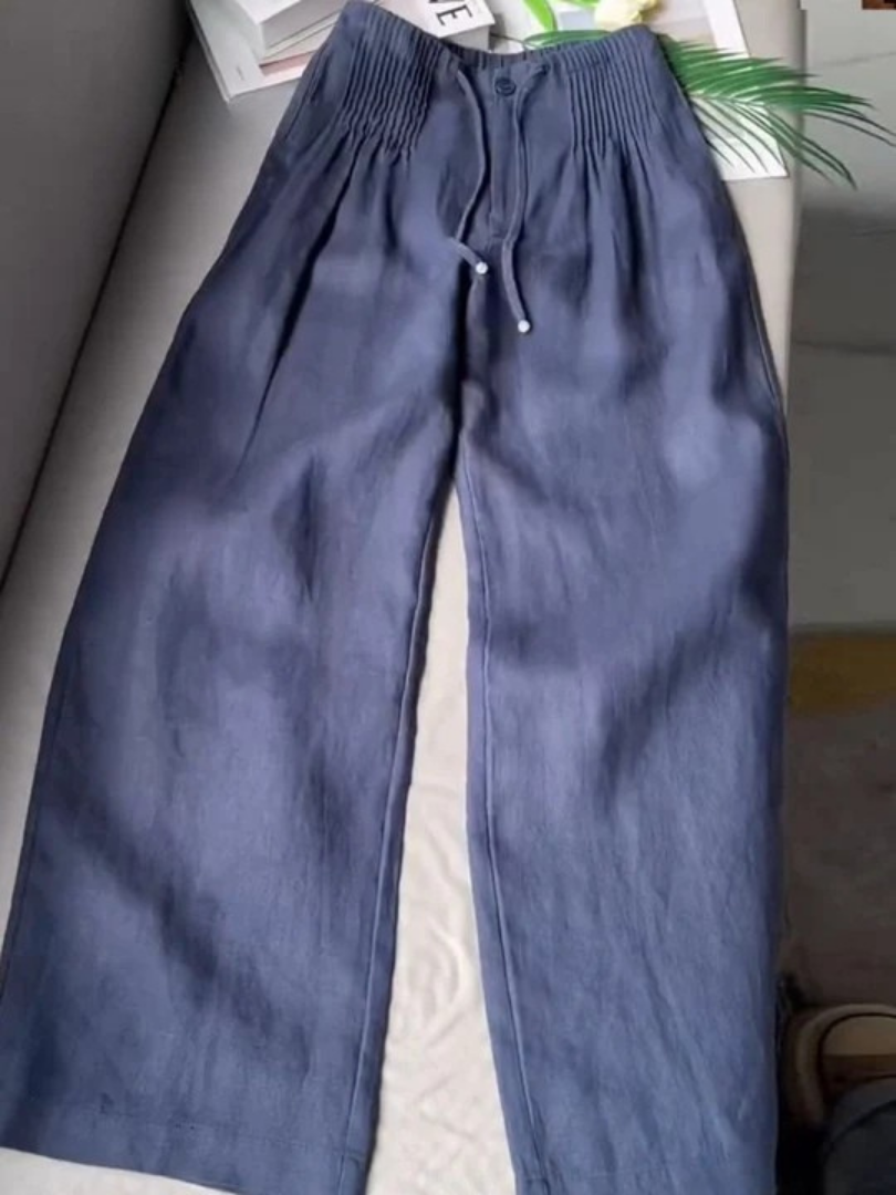 Camille | Wide-leg Linen Trousers