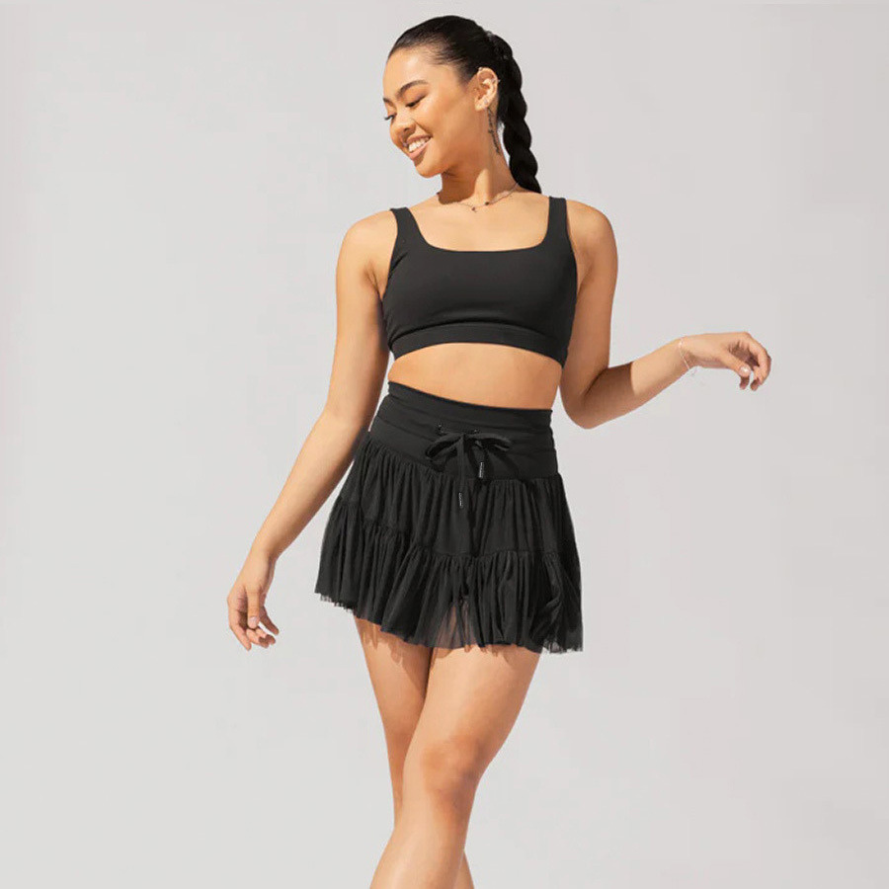 KALINDA™ - Jupe-culotte plissée taille haute chic