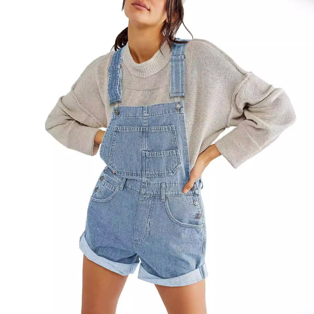 REMITA™ - Salopette en Jean Vintage Ajustable