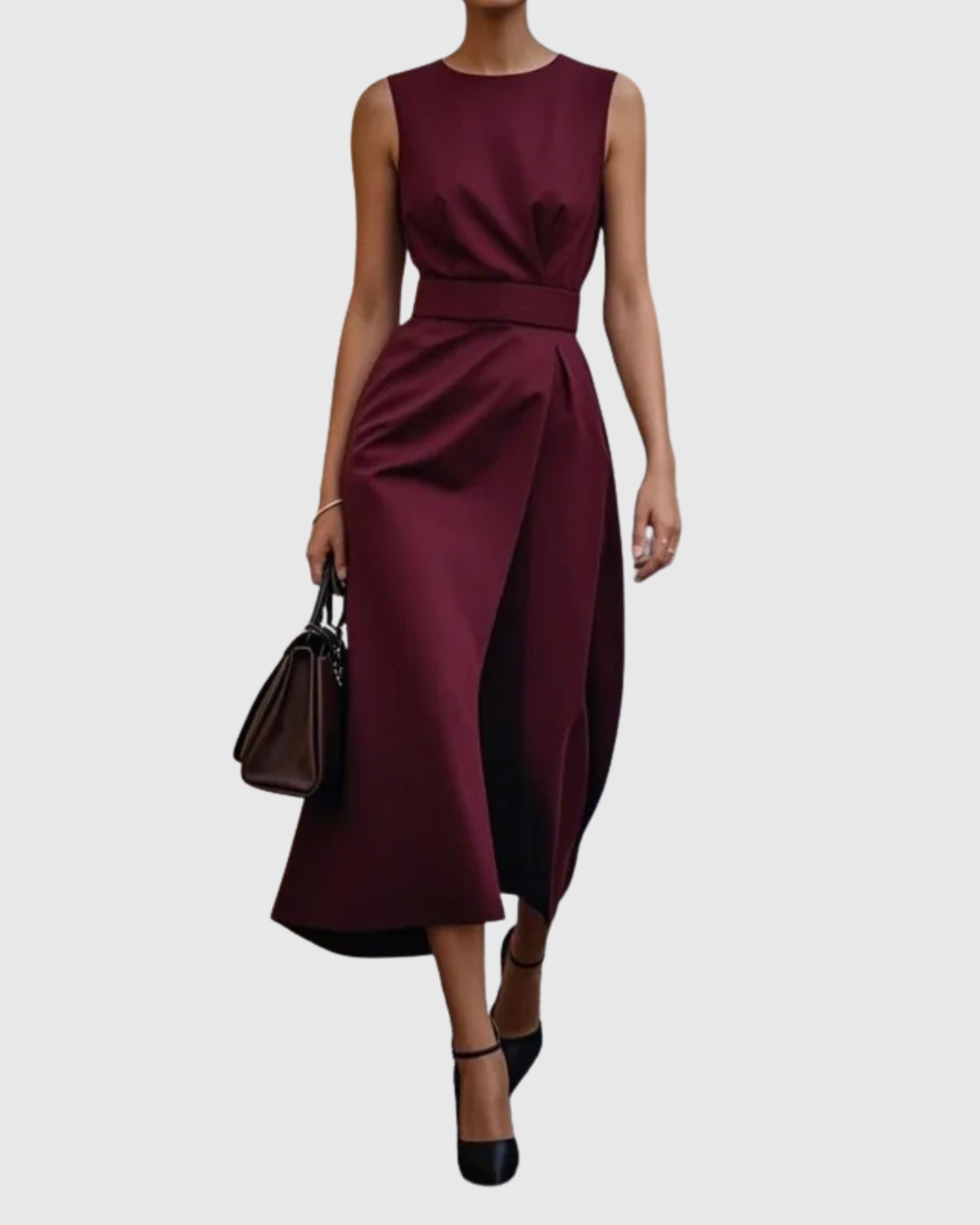 Aubrielle™ | Robe Élégante à Col Rond