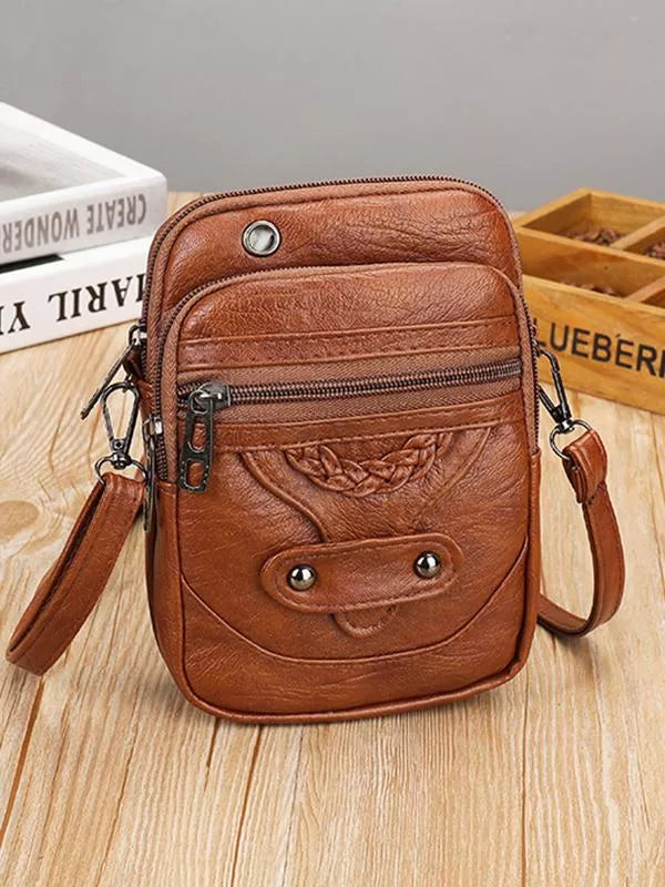 Vellana - Vintage Leather Crossbody Bag