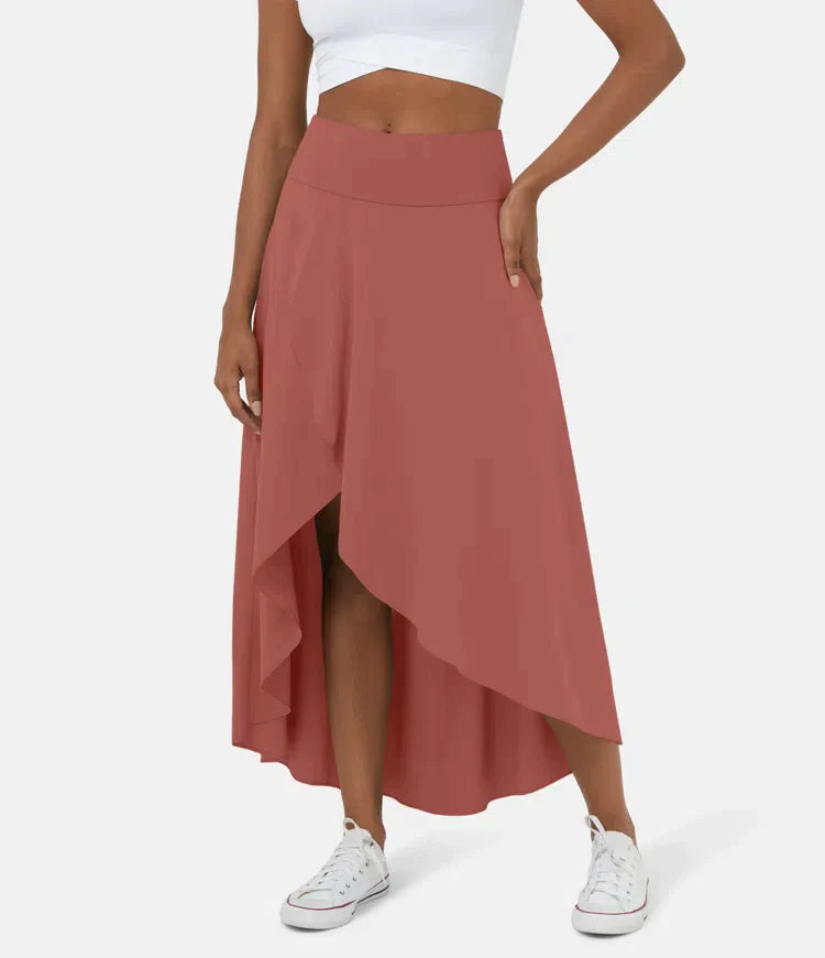 AMELIE™ - Jupe Midi Asymétrique Élégante
