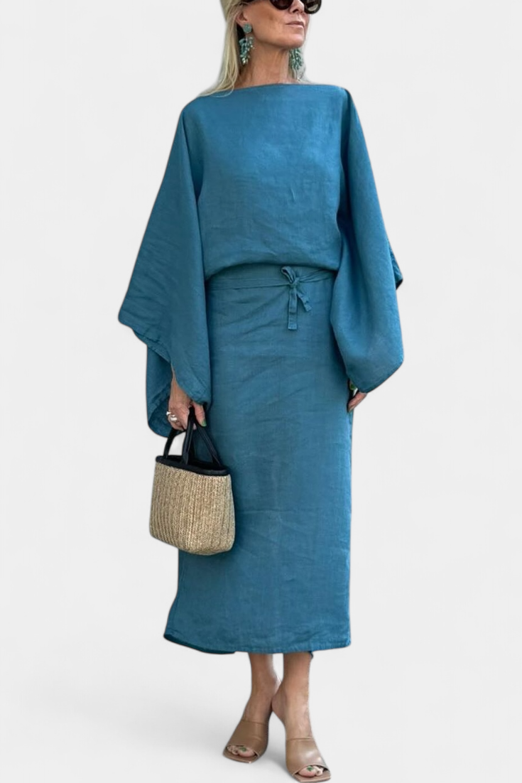 Kamilia | Robe Kimono avec Ceinture - Édition Limitée