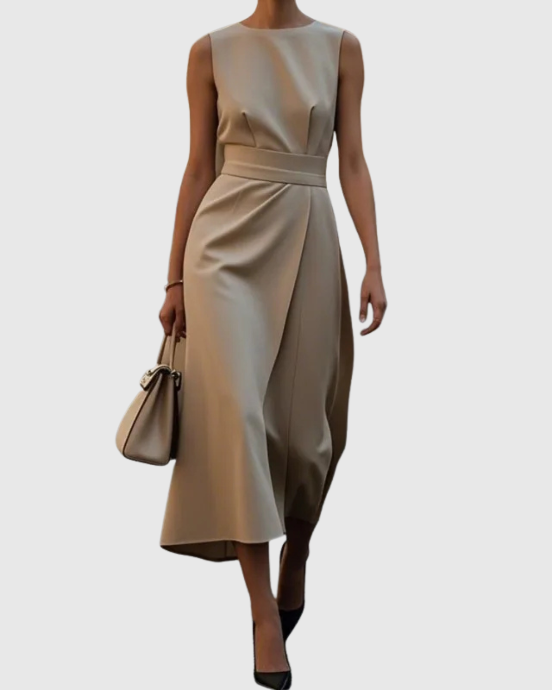 Aubrielle™ | Elegant Round Neck Dress