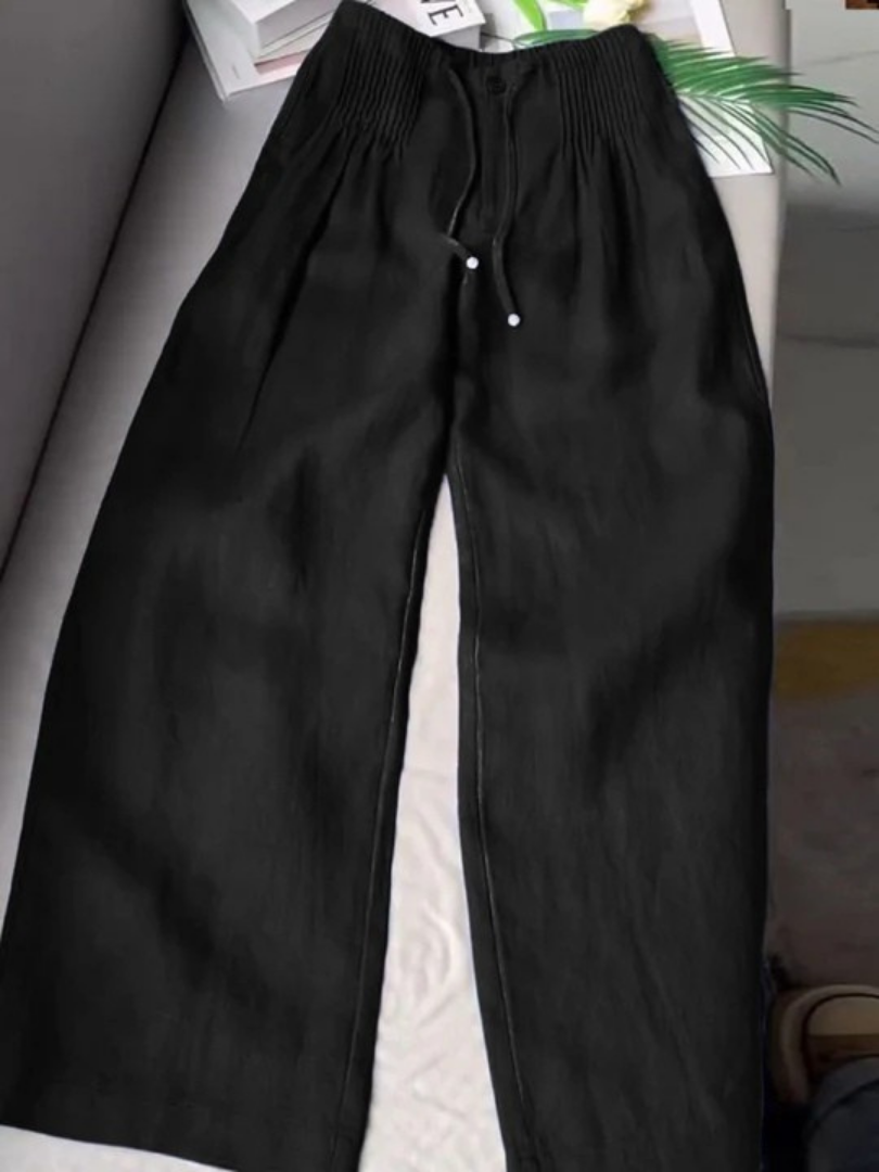 Camille | Wide-leg Linen Trousers