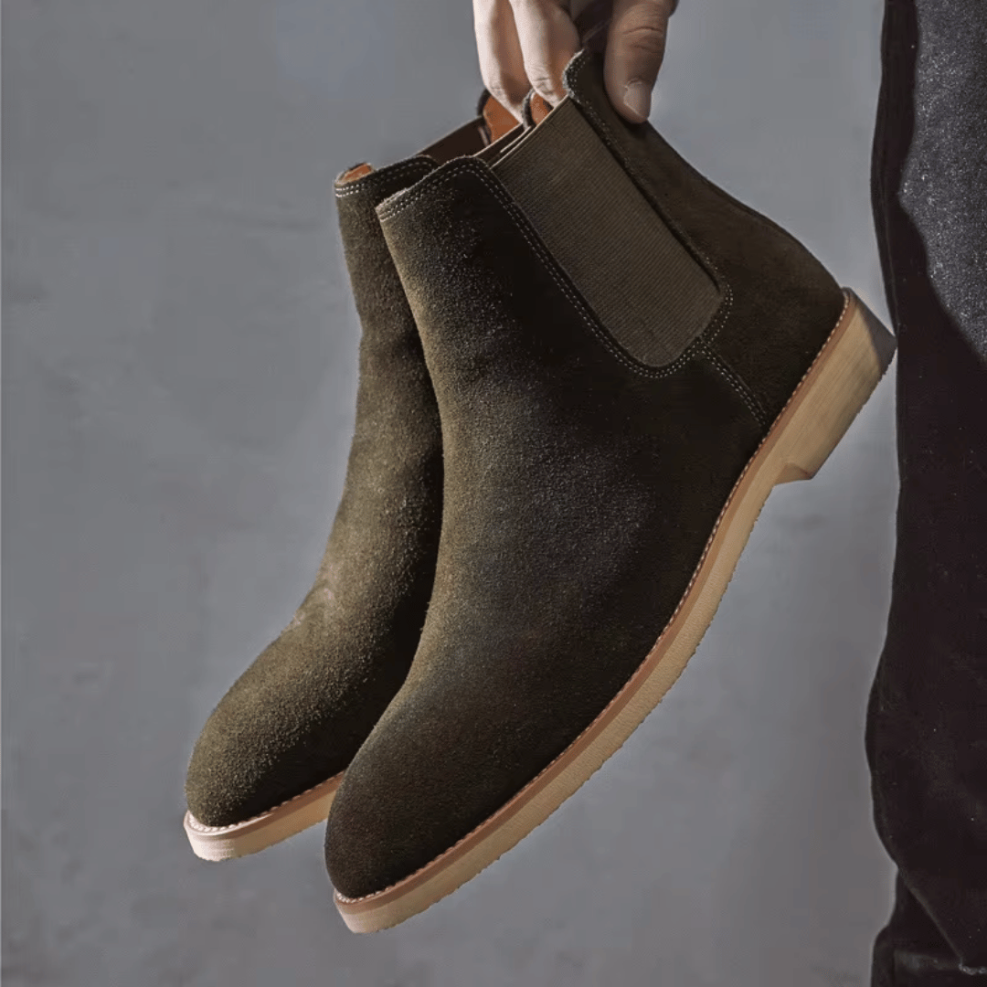 Bradley | Bottines Chelsea en Daim
