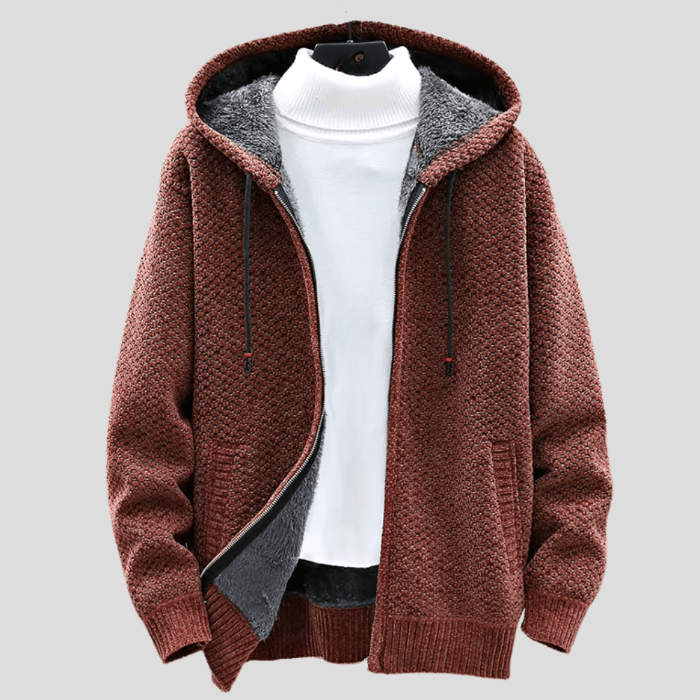 Lorent™ | Hoodie thermique en tricot premium
