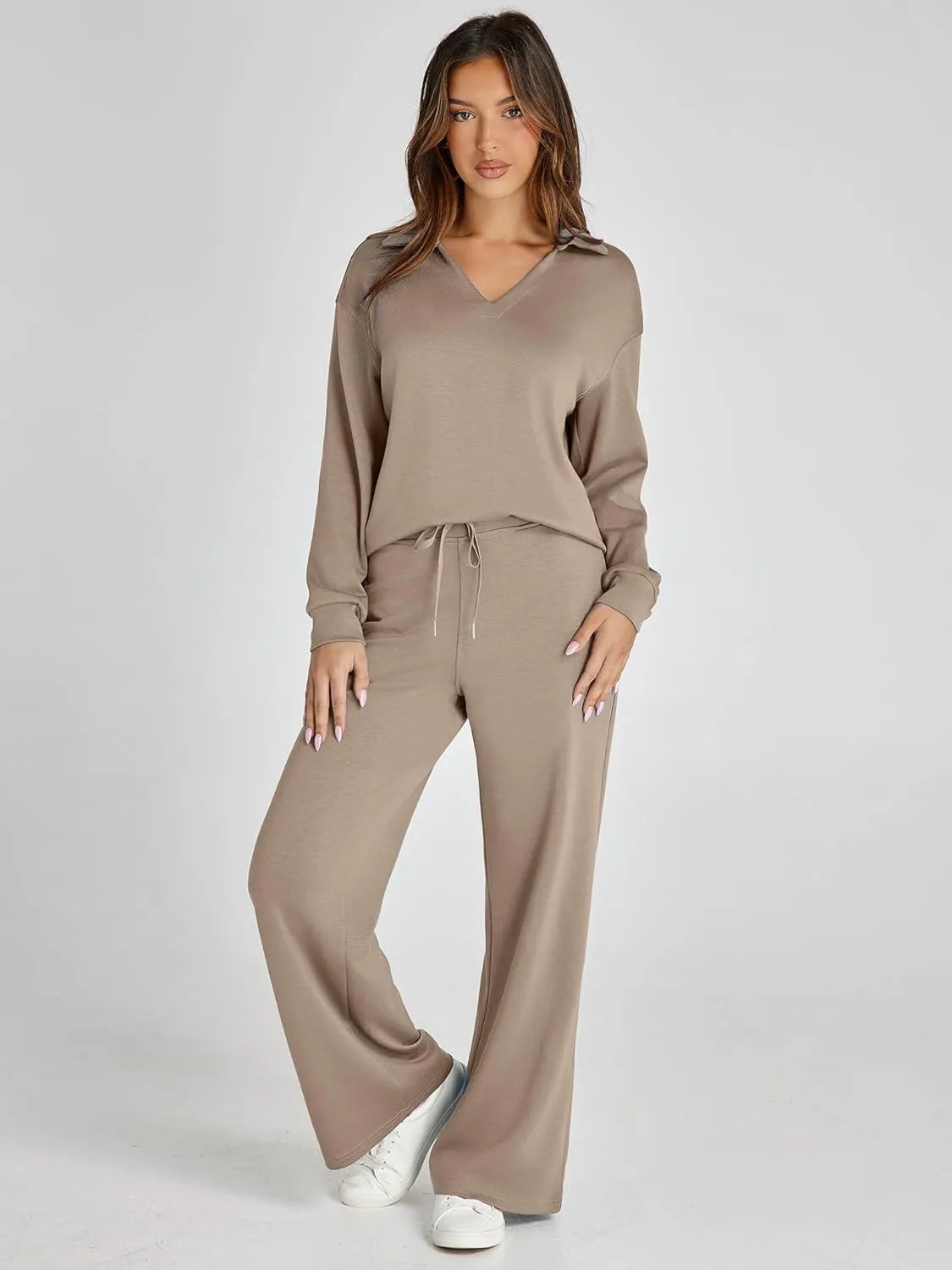 RENÉE™ - Ensemble Minimaliste Douillet en Deux Pièces