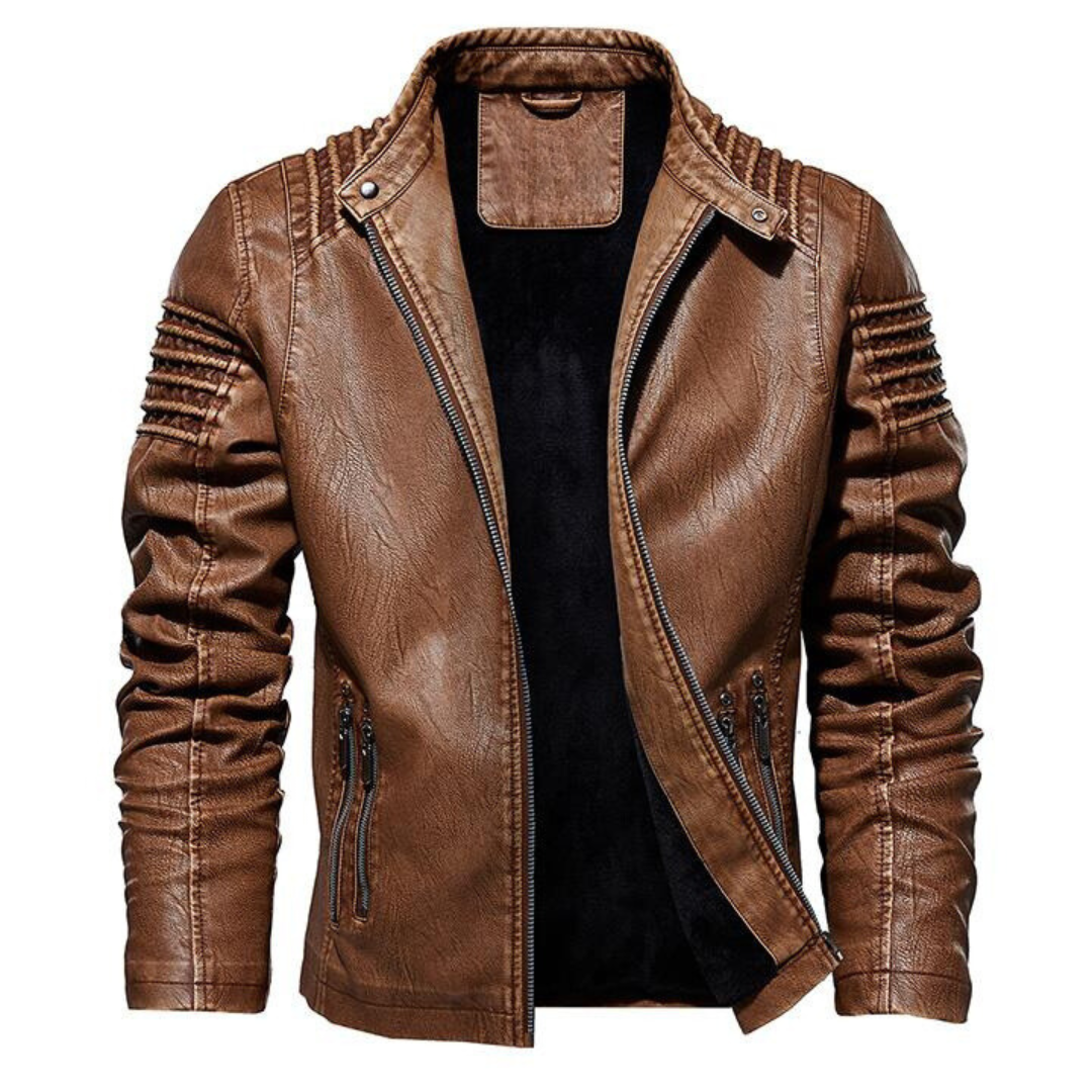 Angelo | Veste en cuir Empire