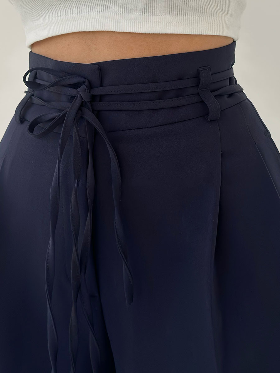 Josephine - High-Waisted Trousers with Wide Legs