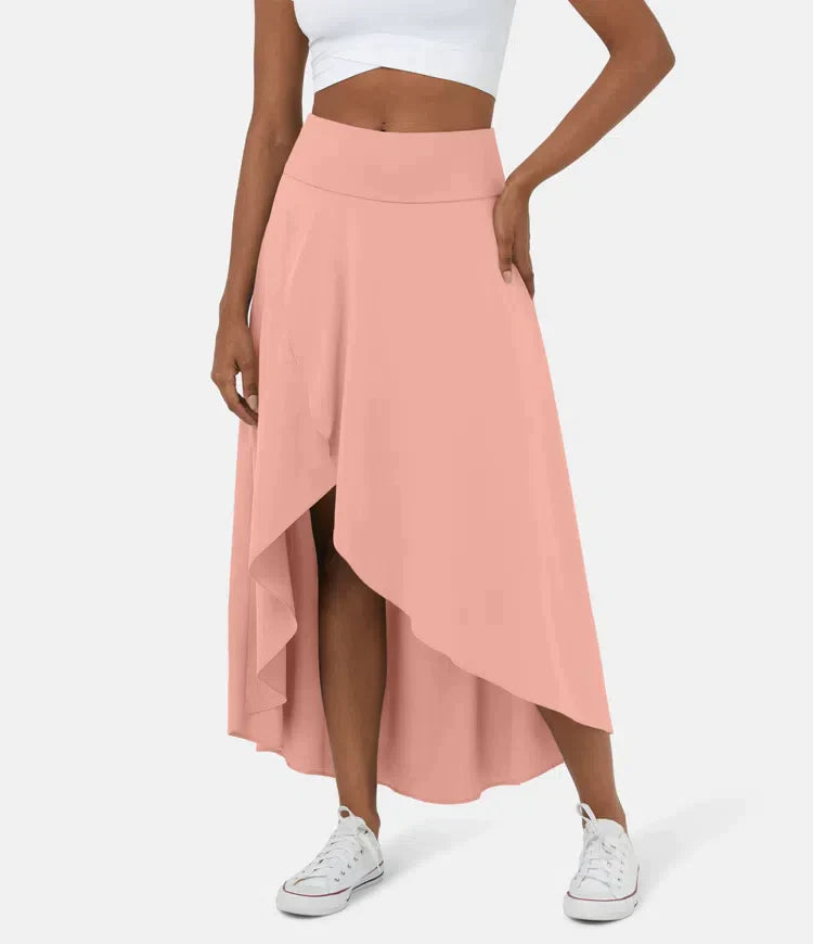 AMELIE™ - Jupe Midi Asymétrique Élégante