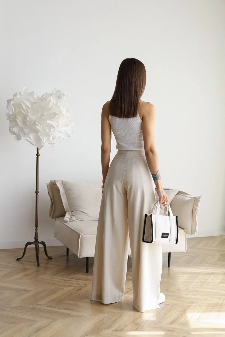 Maelis - Pantalon Large en Lin