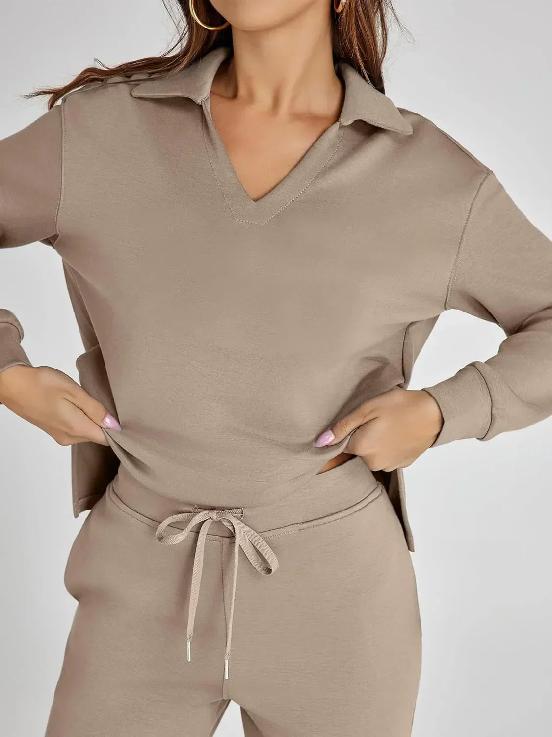 RENÉE™ - Ensemble Minimaliste Douillet en Deux Pièces