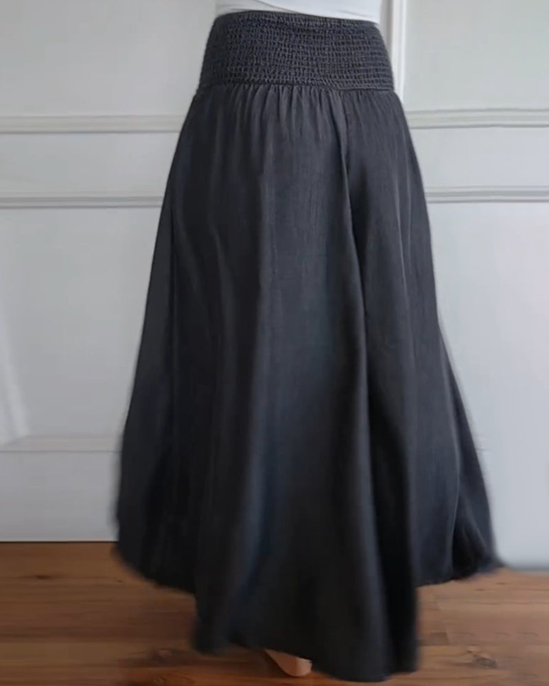 Jasper | Pantalon Fluide à Taille Froncée