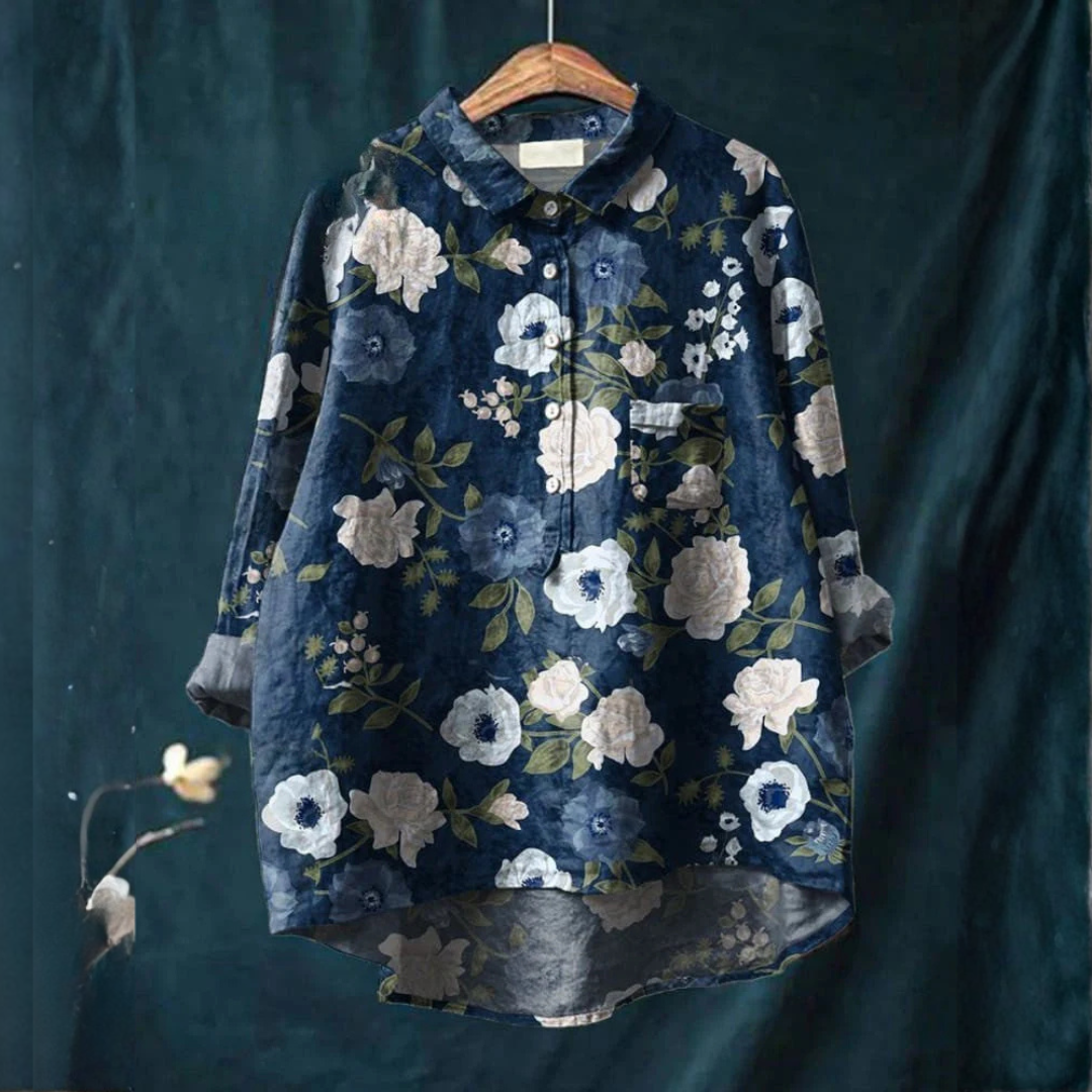 Charlotte | Blouse Florale Élégante