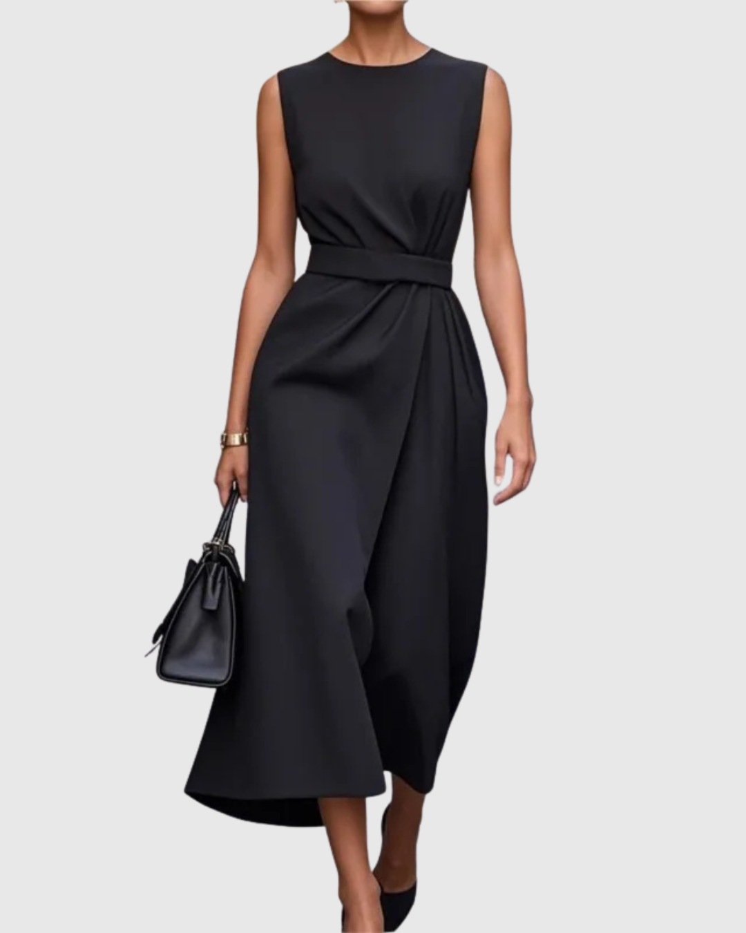 Aubrielle™ | Robe Élégante à Col Rond