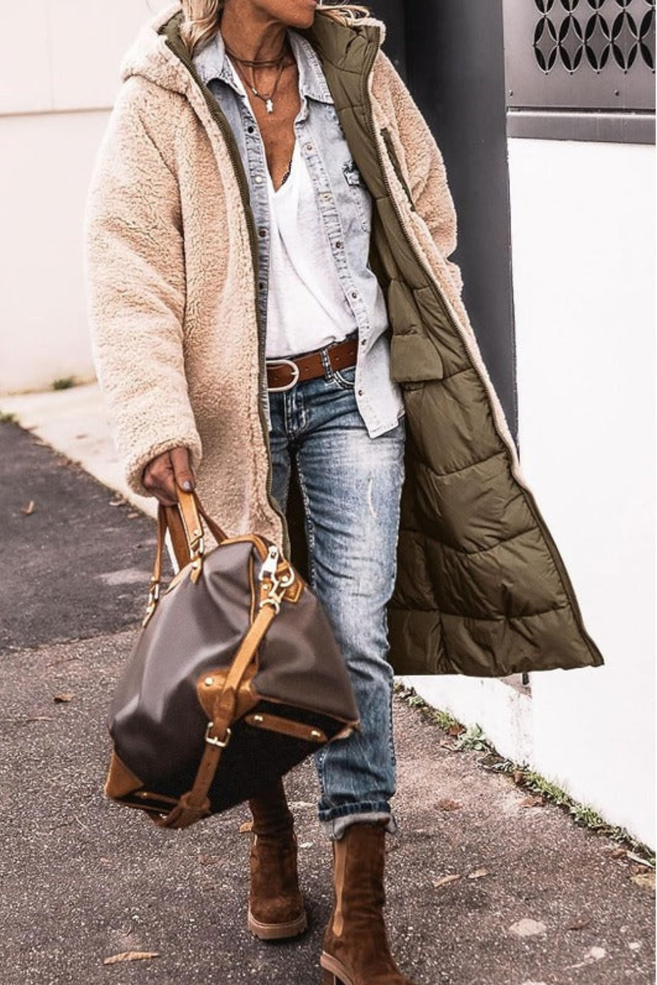 SASHA™ | Manteau Réversible Élégant
