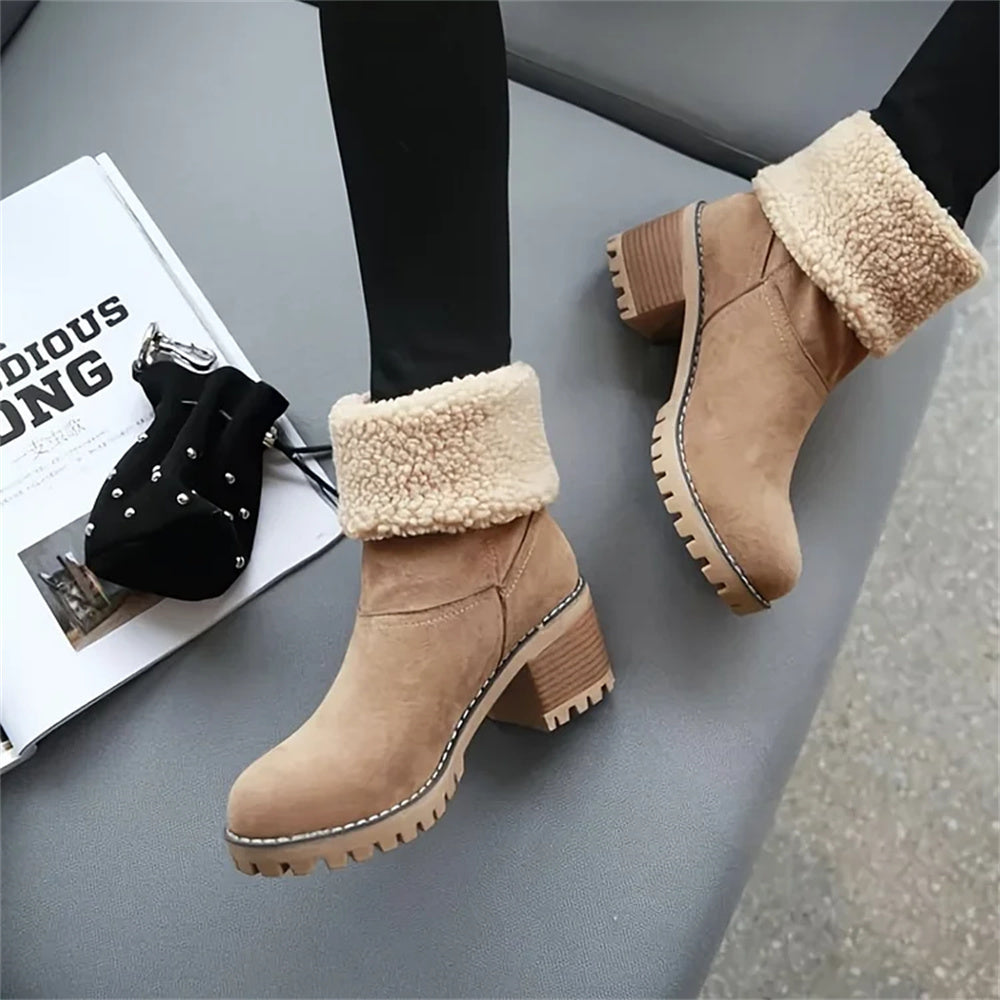 Bottes pour femmes Debbs avec doublure en laine imperméable douce