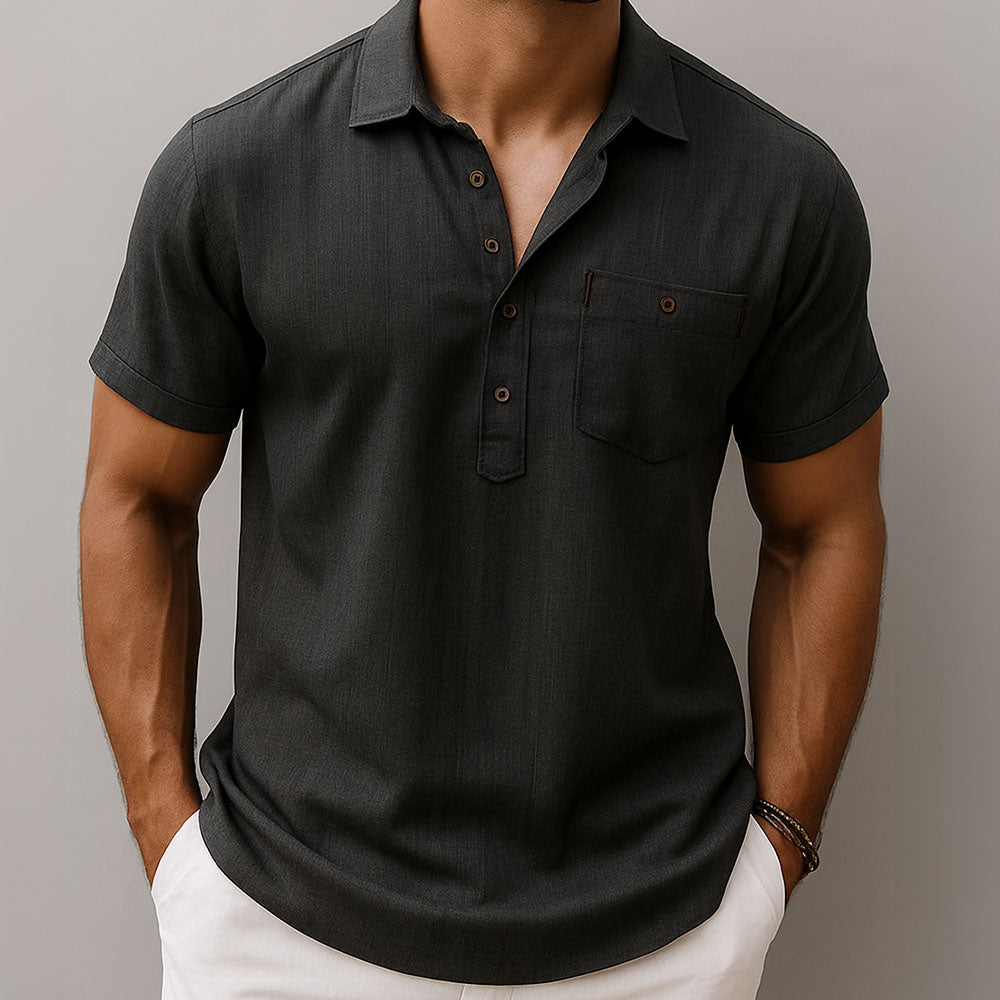Chemise en Lin Signature Valente