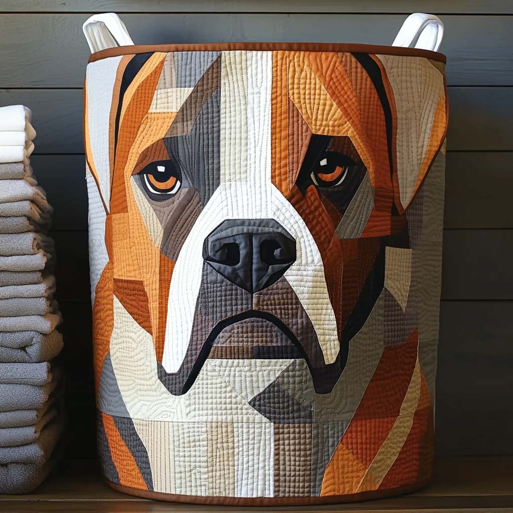 Panier à Linge en Tissu Matelassé