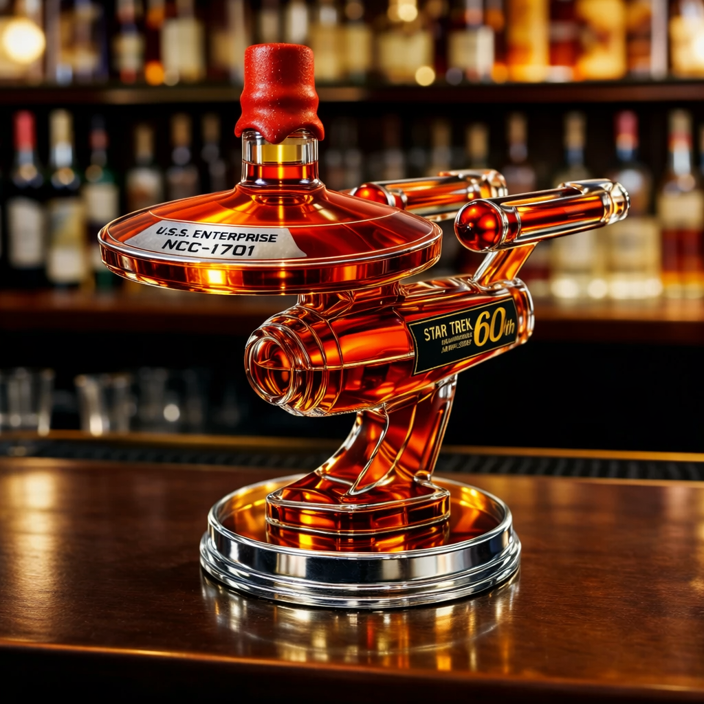 60e Anniversaire de l'USS Enterprise - Carafe à Whisky