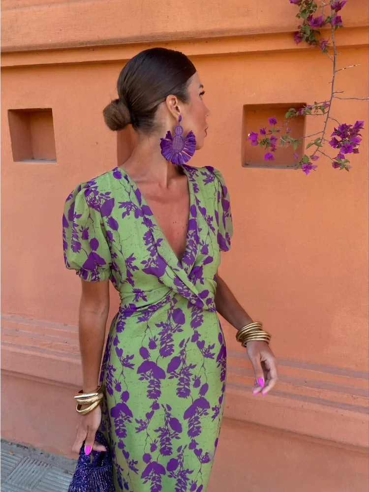Melys | Elegant Printed Dress