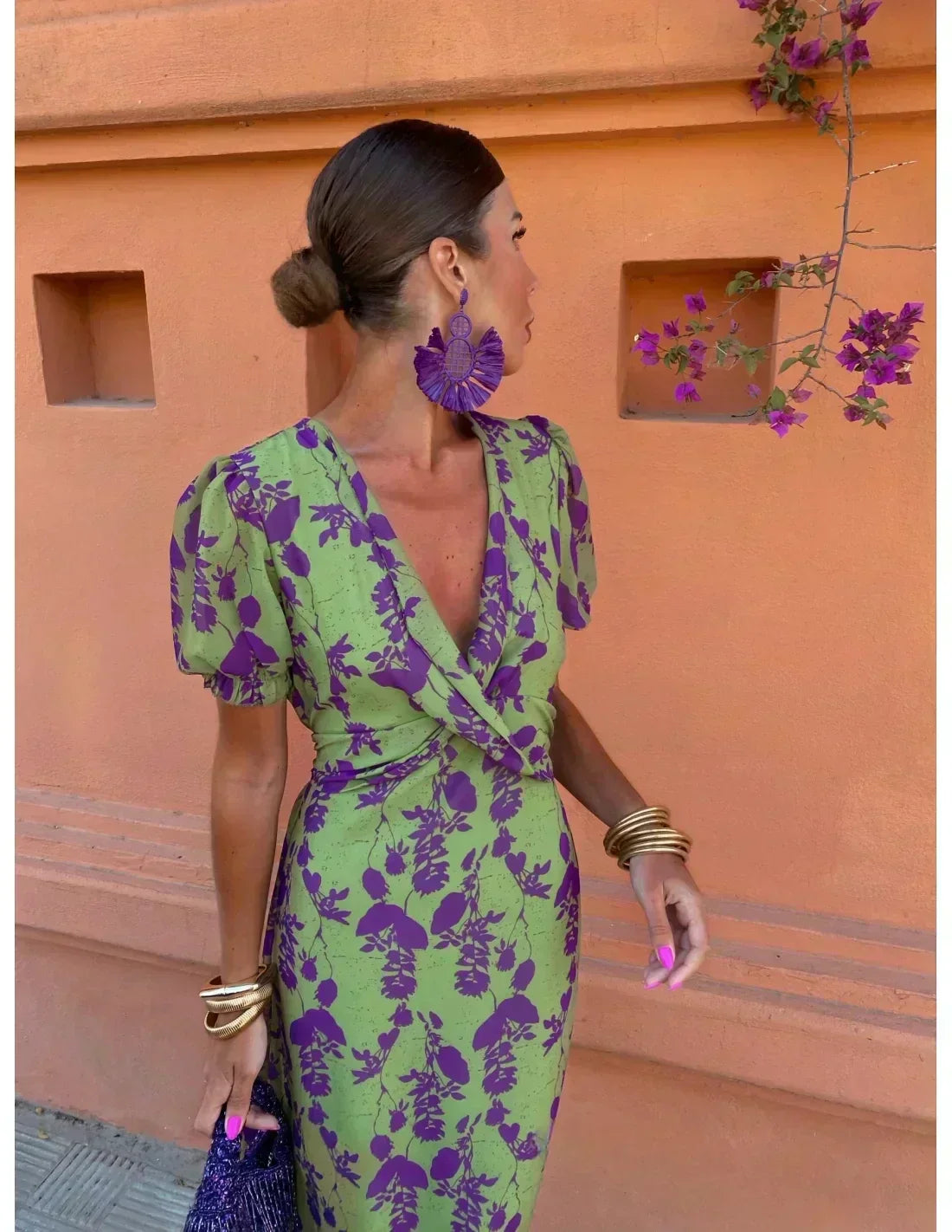 Melys | Elegant Printed Dress