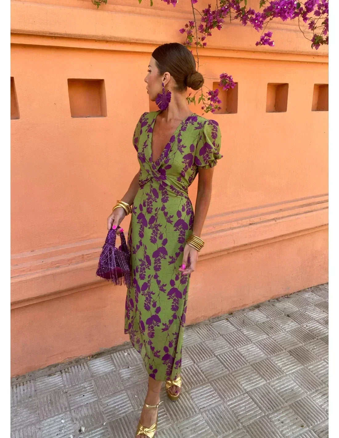 Melys | Elegant Printed Dress
