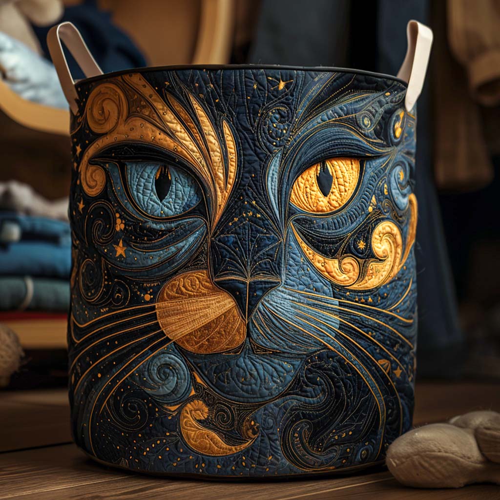 Panier à Linge Chat Galactique