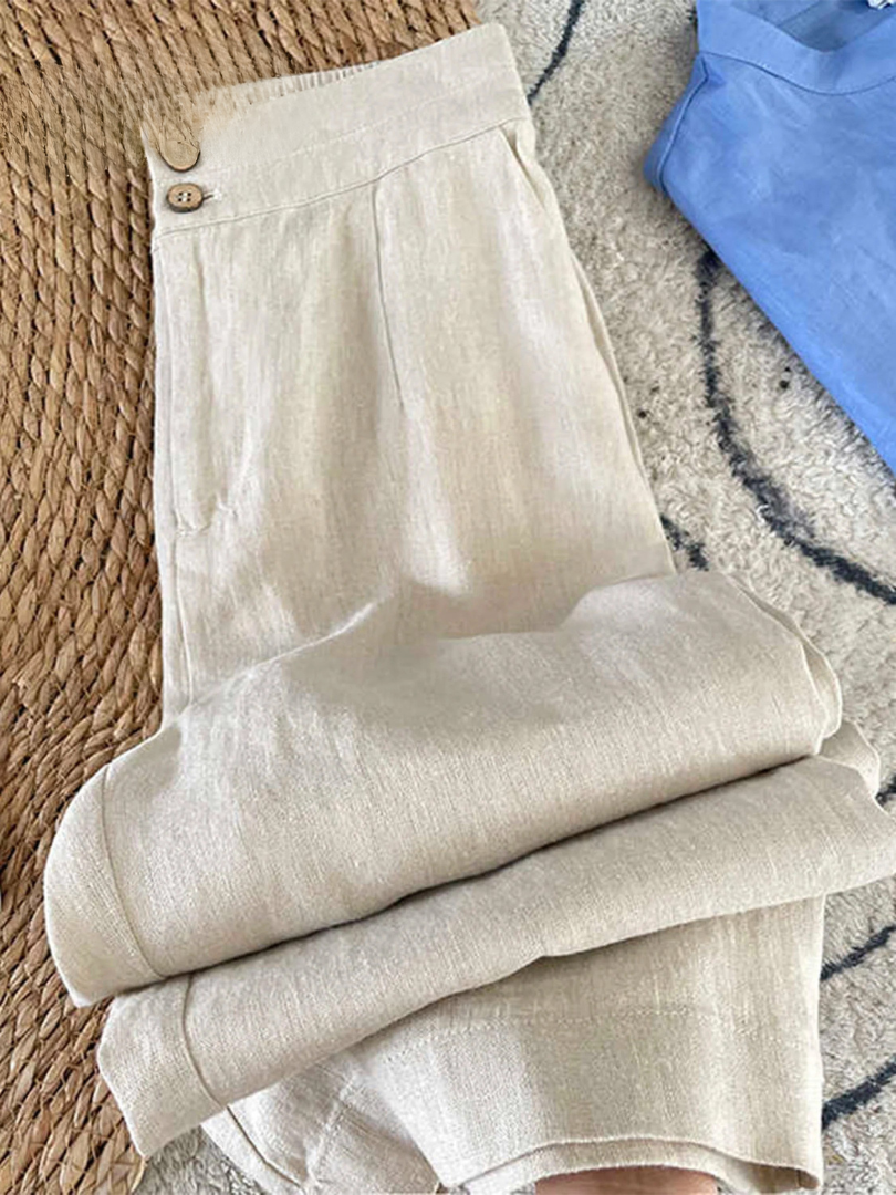 Maia | Pantalon en Lin Édition – Édition Limitée