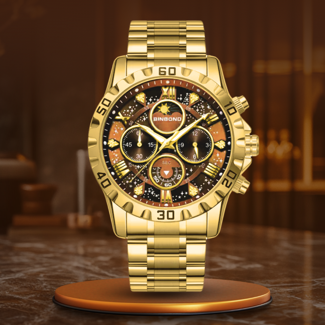 Montre Chronographe de Luxe avec Bracelet Métallique™ - Olsen & Olsen
