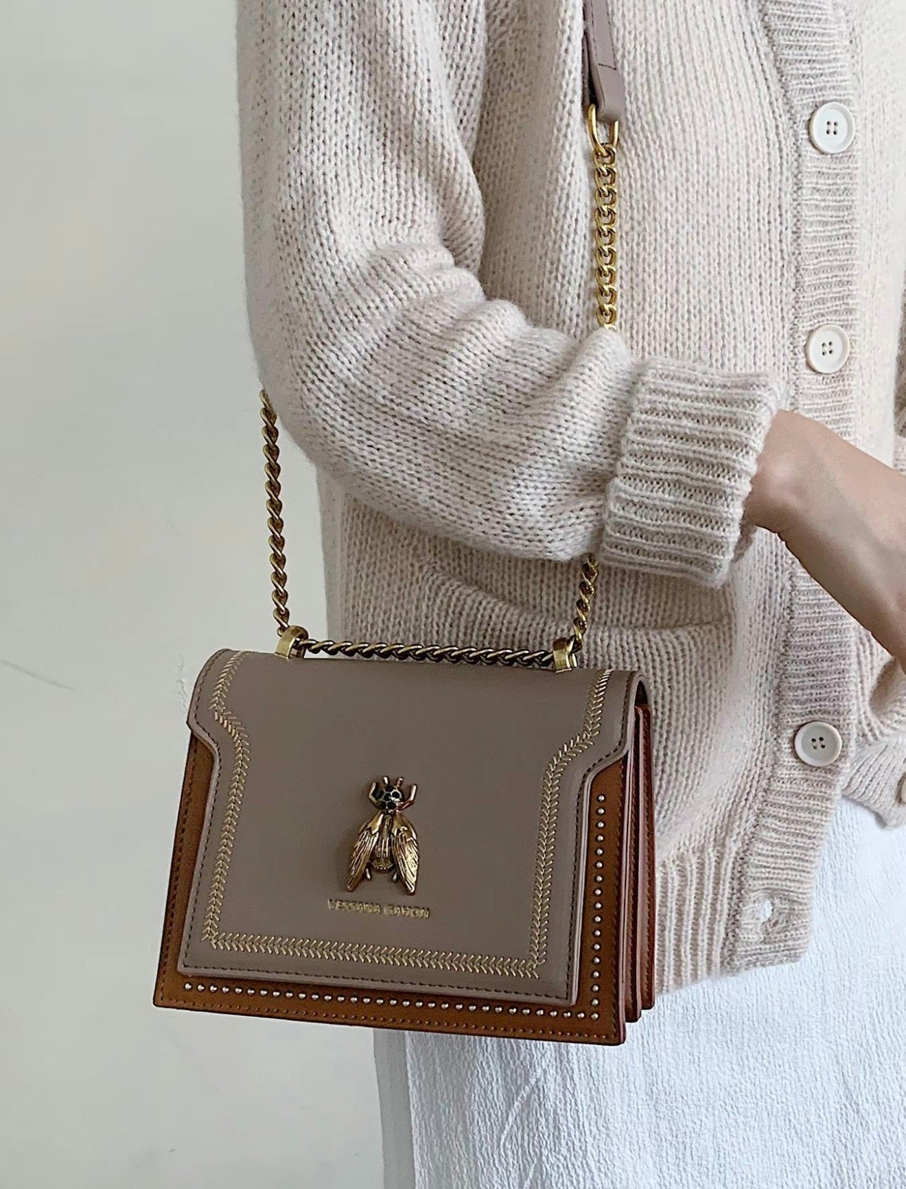 SIMONE™ - Sac Chaîne de Luxe Intemporel