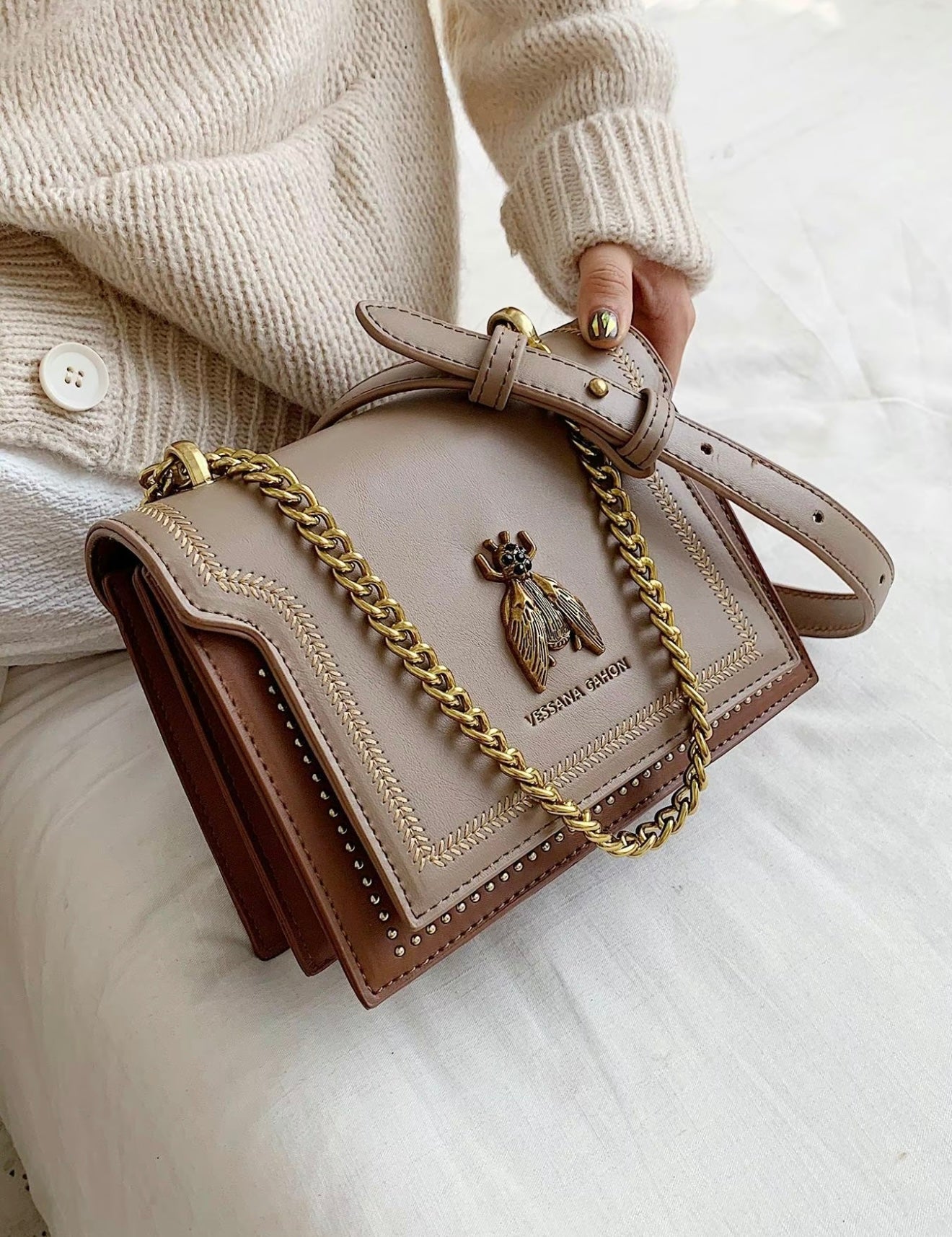 SIMONE™ - Sac Chaîne de Luxe Intemporel