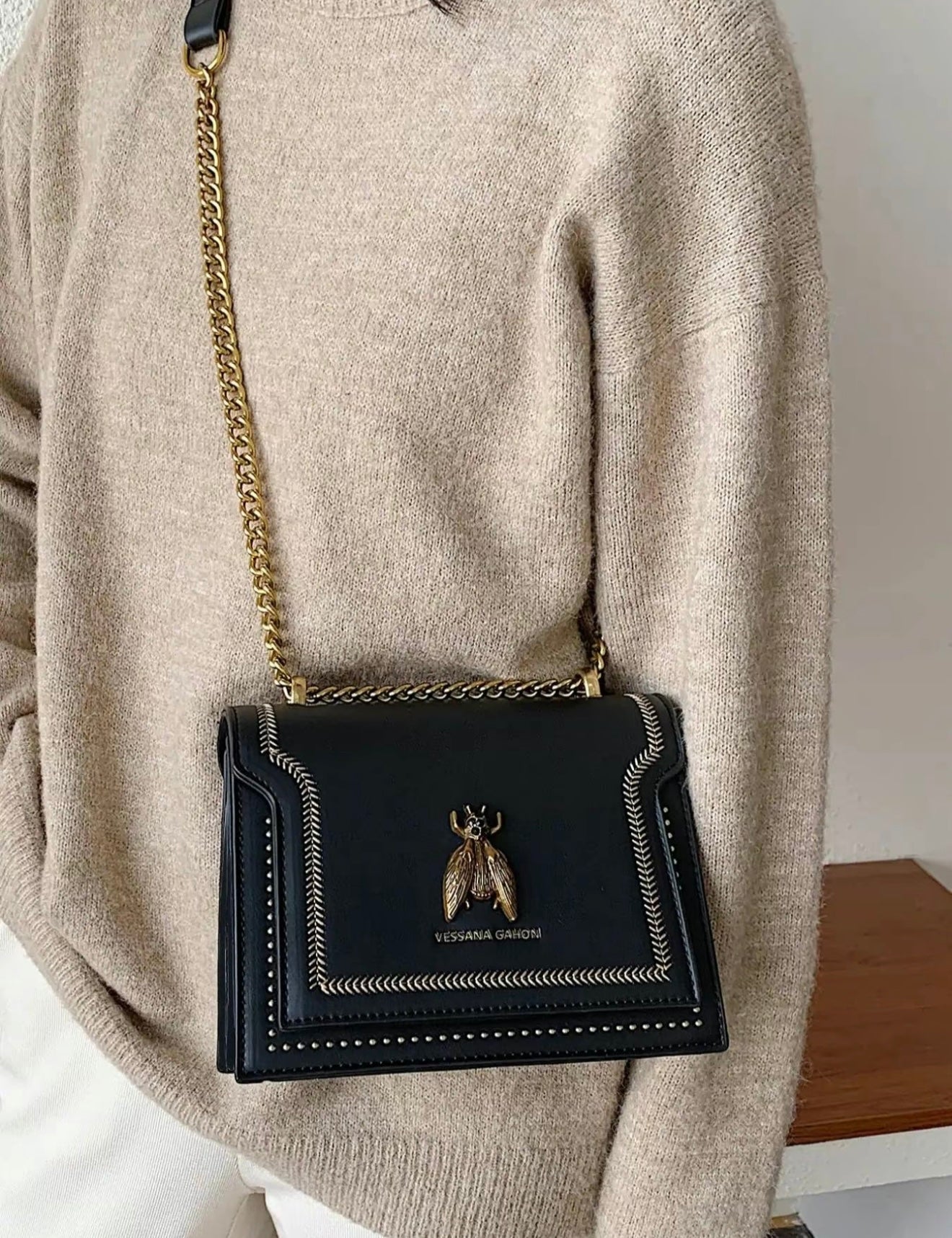 SIMONE™ - Sac Chaîne de Luxe Intemporel