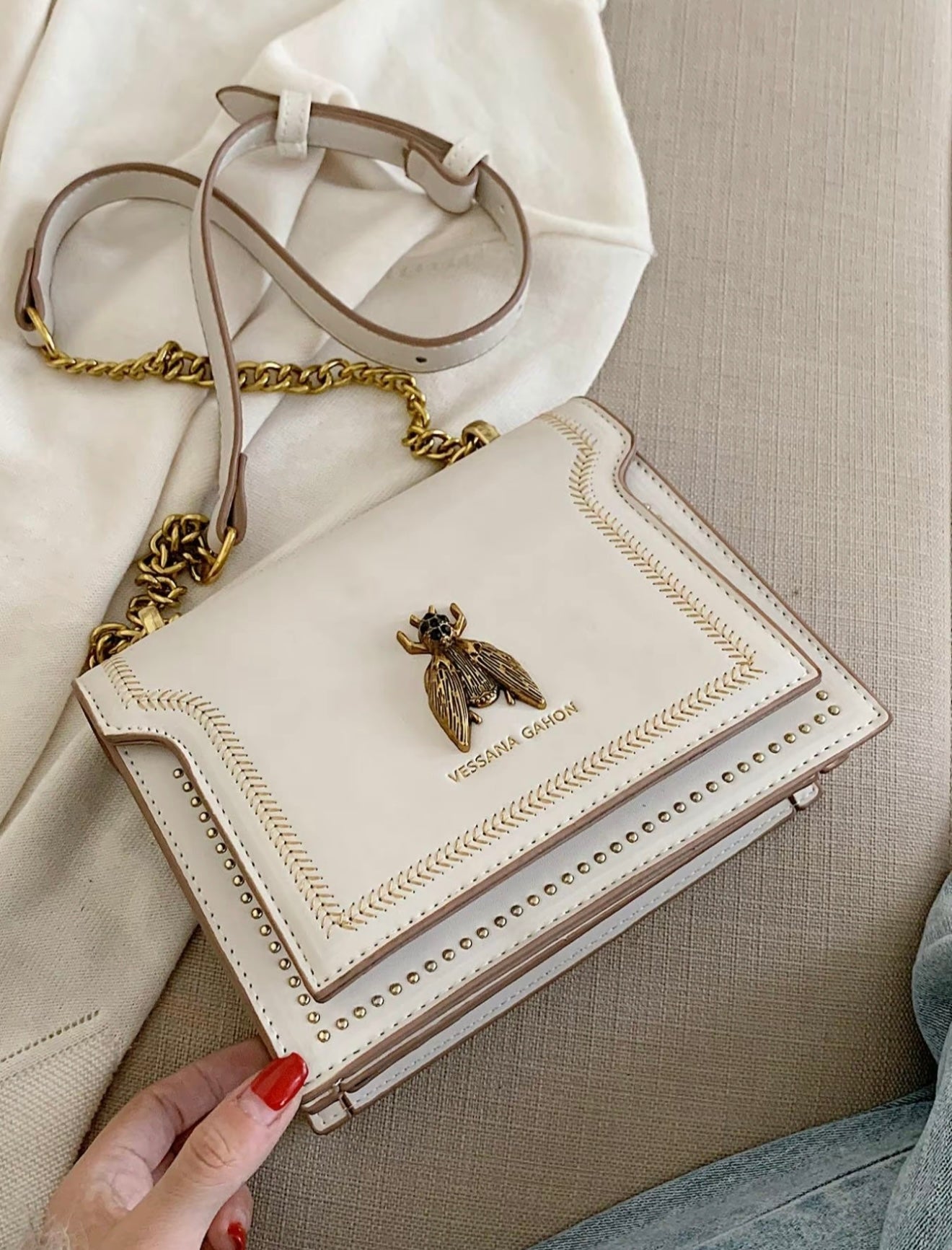 SIMONE™ - Sac Chaîne de Luxe Intemporel