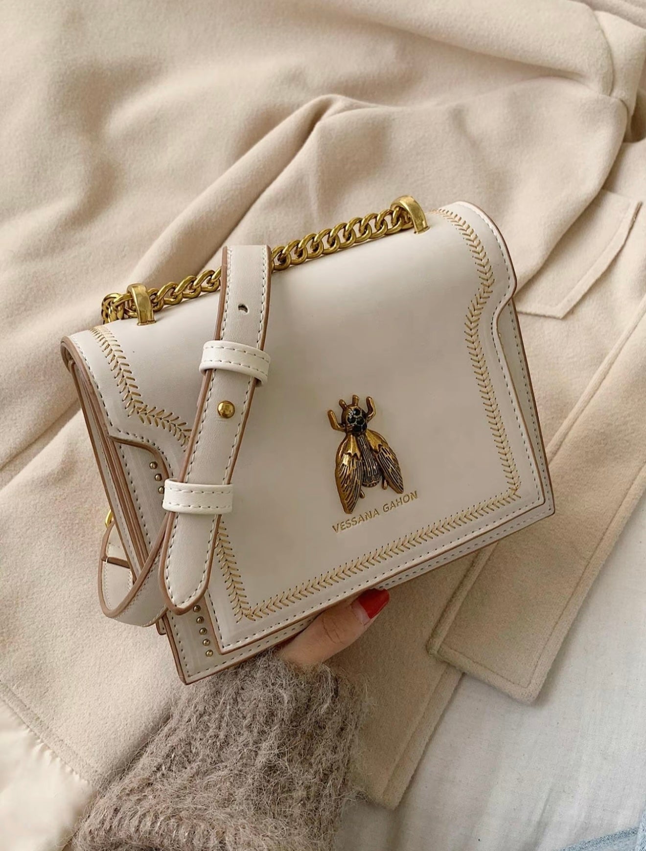 SIMONE™ - Sac Chaîne de Luxe Intemporel