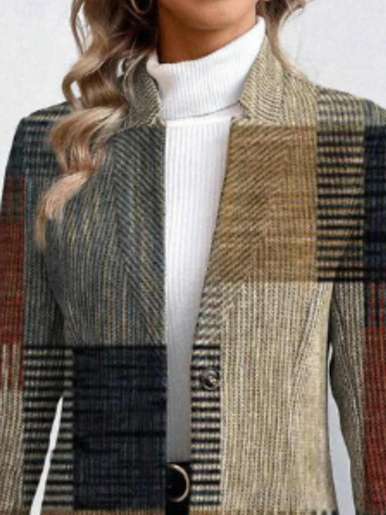 MANTEAU À CARREAUX ERABLE