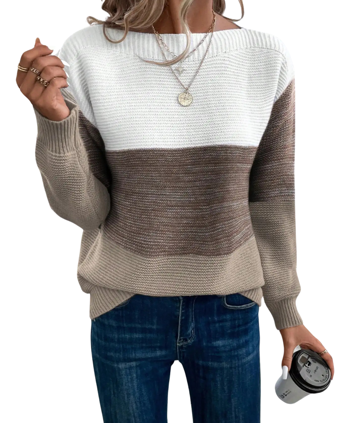 LYRIC™ - Pull en Tricot Doux Dégradé
