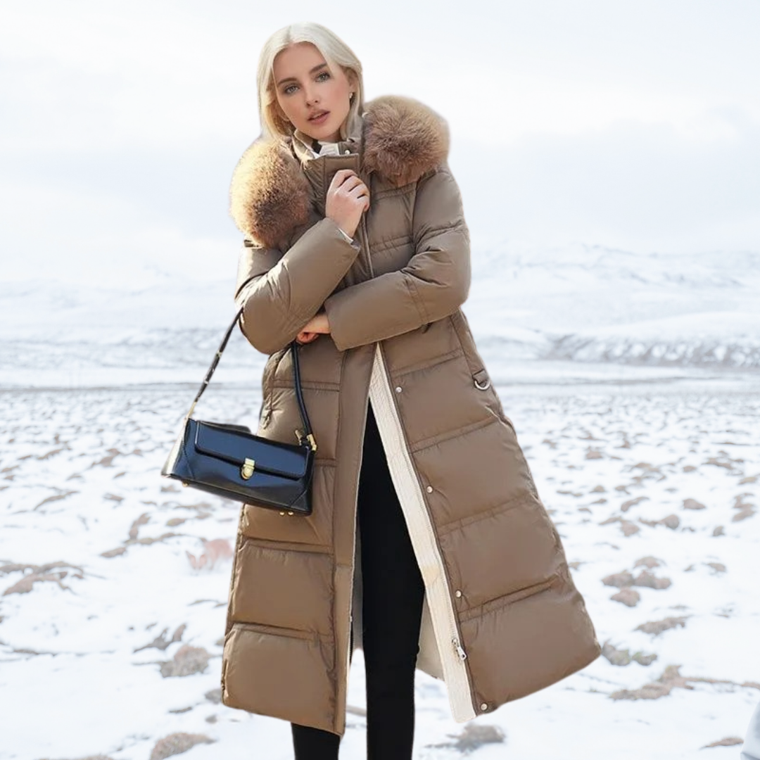 LUCIA™ | Parka d'Hiver Designer avec Capuche en Fourrure