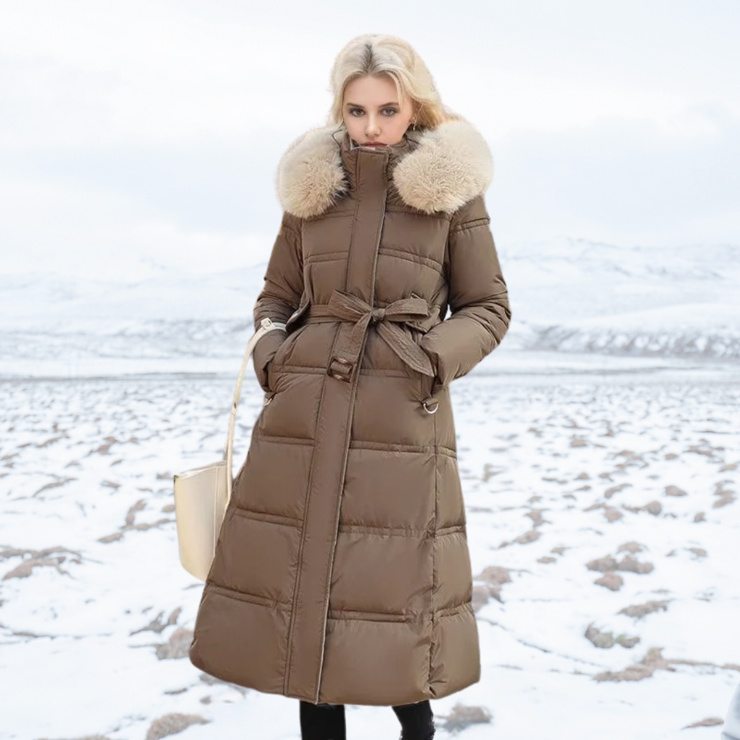 LUCIA™ | Parka d'Hiver Designer avec Capuche en Fourrure
