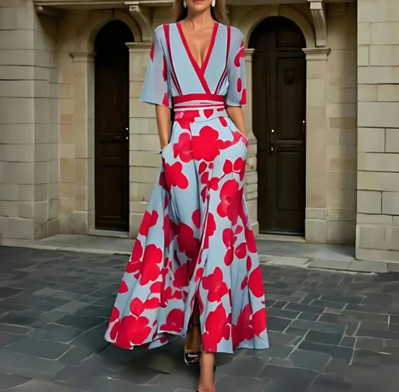 Helena™ | ELEGANT FLORAL DRESS