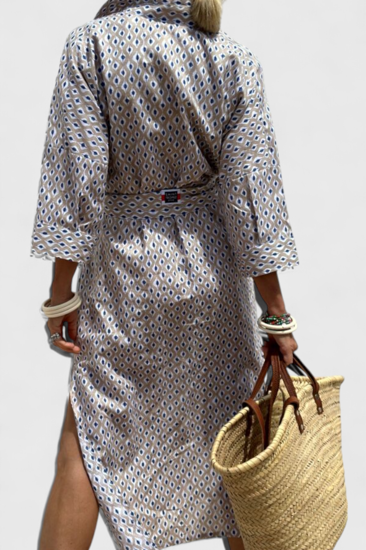 Robe Chemise Rayée Sherlyn Intemporelle