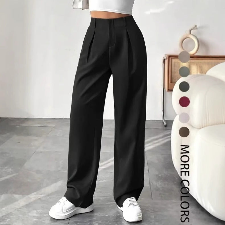 TURNI™ - Pantalons amples taille haute décontractés
